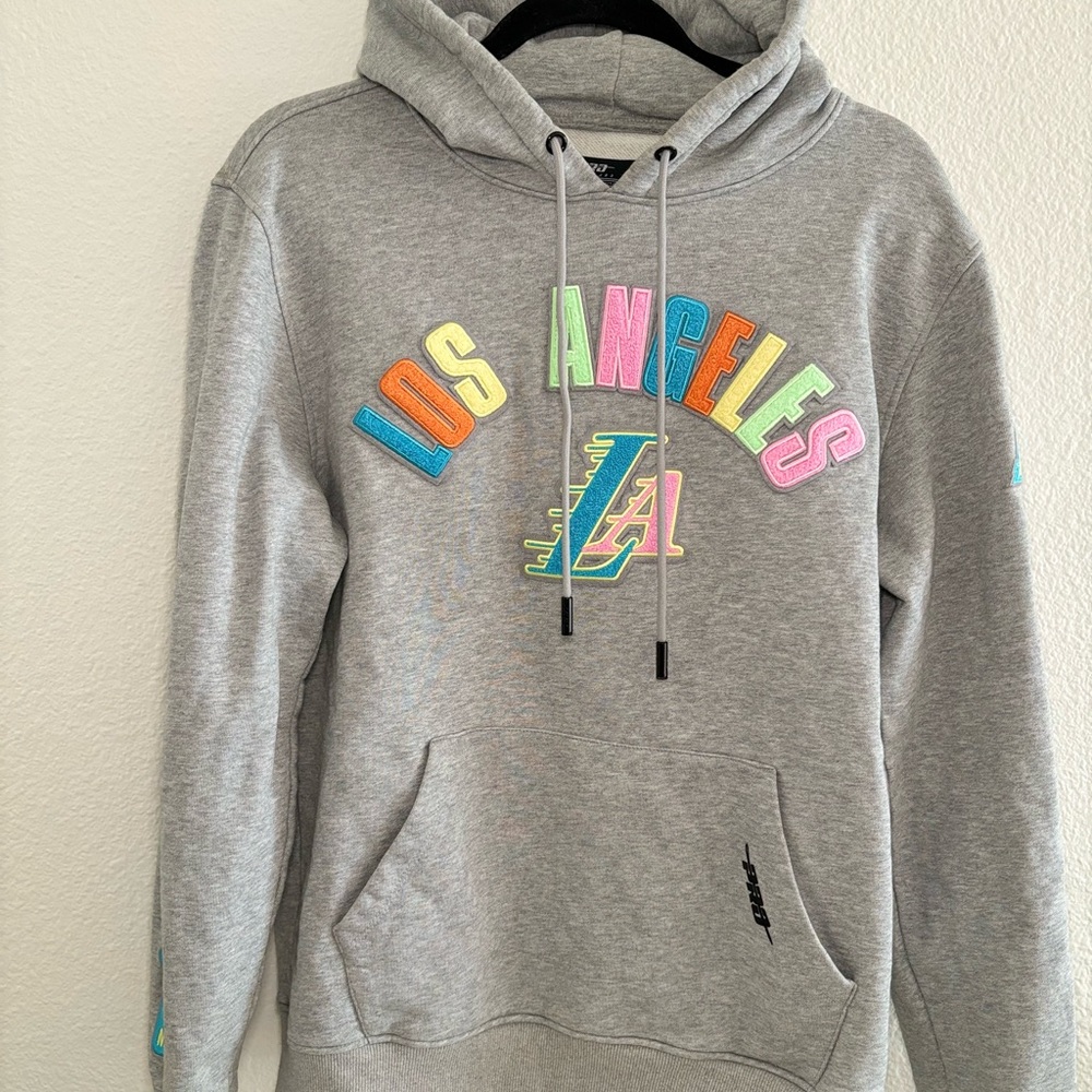 Los Angeles Lakers Gray Hoodie & Pants Set